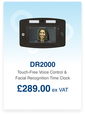 dr2000 touch-free voice control & facial recognition time clock dr2000 touch-free voice control & facial recognition time clock